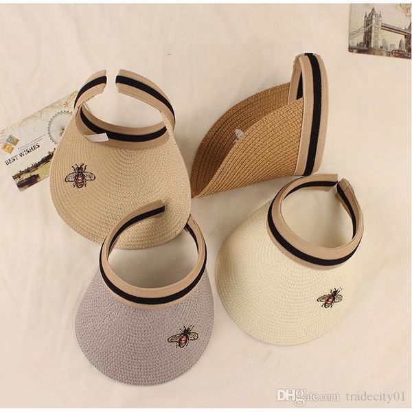 new woman's sun hats hand made diy bees letter visor caps parent-child summer cap casual shade hat empty hat beach, Blue;gray
new woman's sun hats hand made diy bees letter visor caps parent-child summer cap casual shade hat empty hat beach, Blue;gray