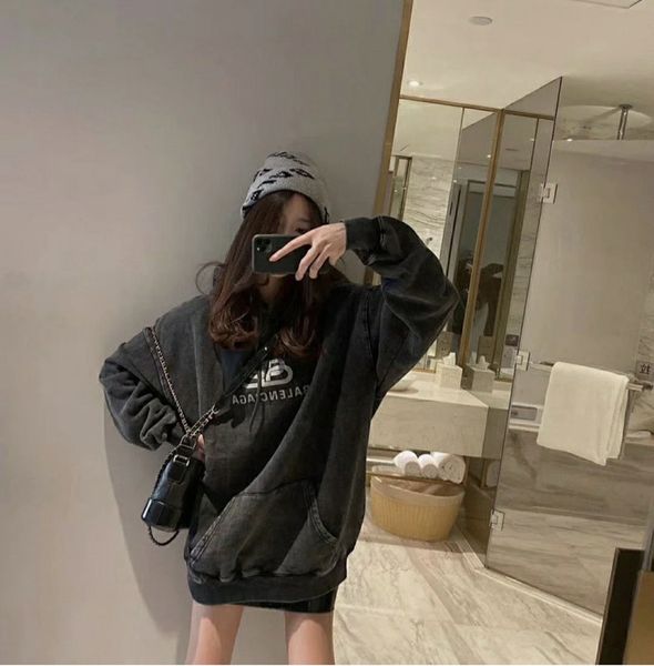 brand hoodie temperament commuter gray leisure hooded heavy industry washing ash used lock couple hooded sweater, Black
brand hoodie temperament commuter gray leisure hooded heavy industry washing ash used lock couple hooded sweater, Black