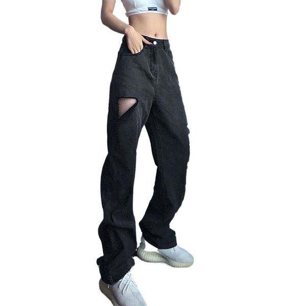 women's pants & capris wide leg hip-hop style hole denim female letters embroidery jeans casual trouser, Black;white
women's pants & capris wide leg hip-hop style hole denim female letters embroidery jeans casual trouser, Black;white