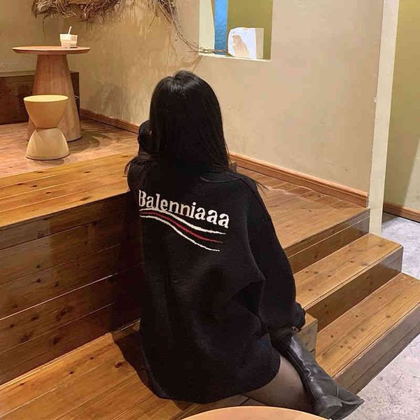 designer hoodies balencaigass men's sweaters correct version b paris cola wave and wo couple long sleeved round neck loose trend women, White;black
designer hoodies balencaigass men's sweaters correct version b paris cola wave and wo couple long sleeved round neck loose trend women, White;black