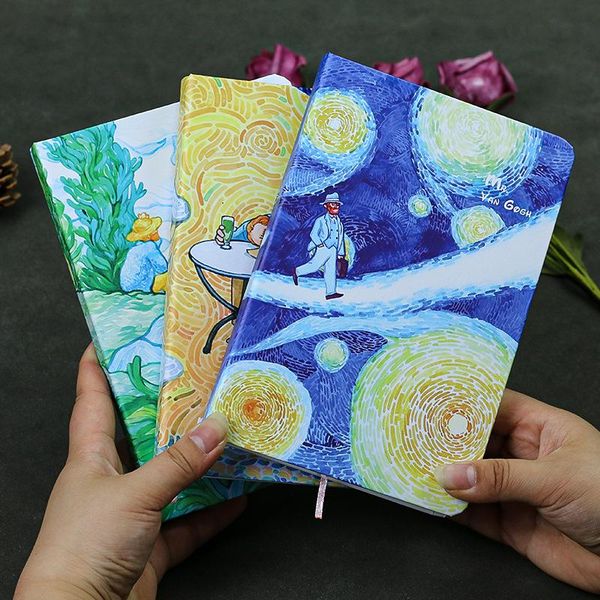 notepads a5 van gogh notebook journal planner agenda weekly diary travelers notepad with colored pages stationery kawaii sketchbook, Purple;pink
notepads a5 van gogh notebook journal planner agenda weekly diary travelers notepad with colored pages stationery kawaii sketchbook, Purple;pink