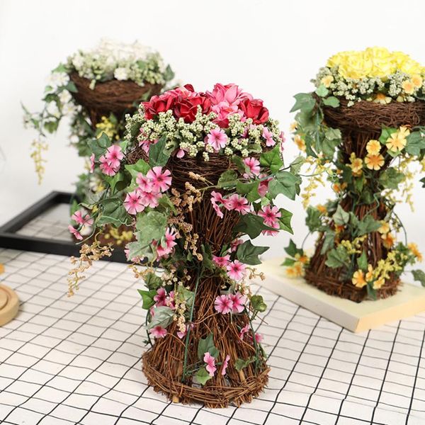 decorative flowers & wreaths flower centerpieces with rattan basket fake bridal bouquet wedding party festival kitchen living room decor
decorative flowers & wreaths flower centerpieces with rattan basket fake bridal bouquet wedding party festival kitchen living room decor