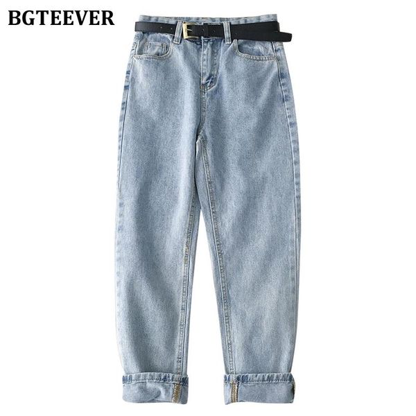 women's jeans bgteever chic straight sashes belted women high waist denim pants 2021 spring summer trousers female streetwear, Blue
women's jeans bgteever chic straight sashes belted women high waist denim pants 2021 spring summer trousers female streetwear, Blue