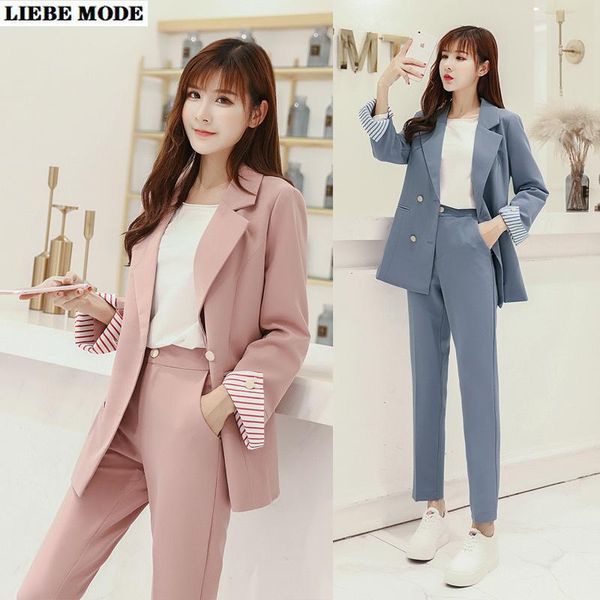 women's two piece pants ladies formal trouser suit female 2 blazer and set for women office wear business small size pink black pant su, White
women's two piece pants ladies formal trouser suit female 2 blazer and set for women office wear business small size pink black pant su, White