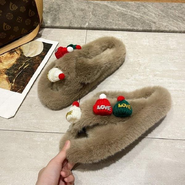 slippers indoor women fur fluffy soft furry slides thick flats heel non slip house shoes ladies luxury design footwear whosale, Black
slippers indoor women fur fluffy soft furry slides thick flats heel non slip house shoes ladies luxury design footwear whosale, Black