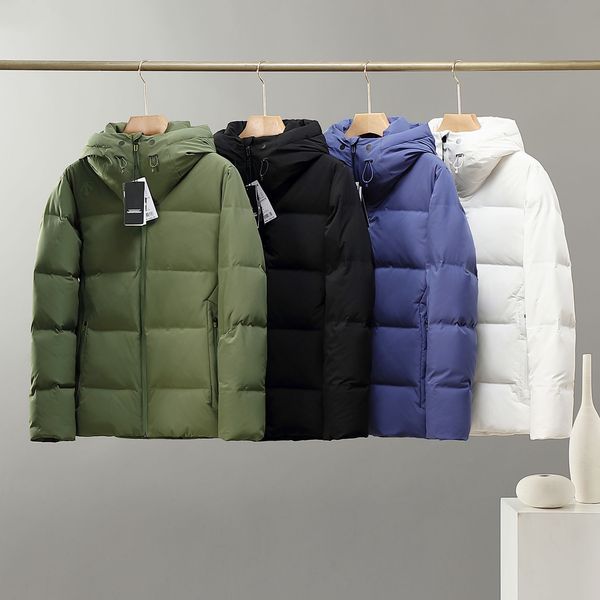 men's down jacket new long-sleeved hooded waterproof down jacket thick duck down outdoor mountaineering ski suit couple jacket dj54, Black
men's down jacket new long-sleeved hooded waterproof down jacket thick duck down outdoor mountaineering ski suit couple jacket dj54, Black