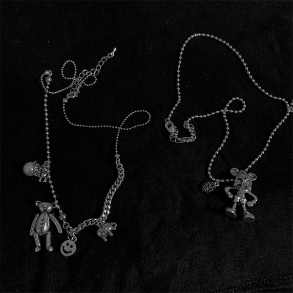 hbp dark black 2021 new fashion net red versatile rabbit violent bear lovely clavicle chain necklace, Silver
hbp dark black 2021 new fashion net red versatile rabbit violent bear lovely clavicle chain necklace, Silver