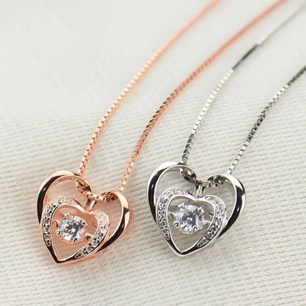 classic luxury love heart shape pendant necklace with clean jewelry for woman girls lady, Silver
classic luxury love heart shape pendant necklace with clean jewelry for woman girls lady, Silver