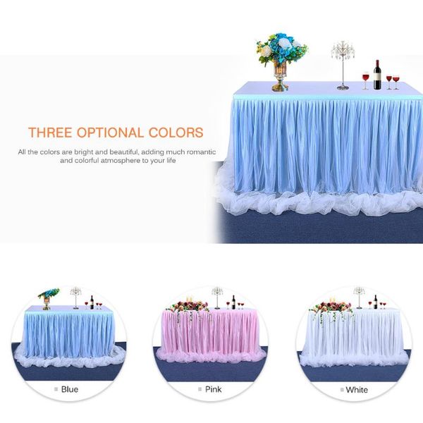 handmade tulle table skirt solid tablecloth decorative tableware cloth for rectangle or round table home skirting
handmade tulle table skirt solid tablecloth decorative tableware cloth for rectangle or round table home skirting