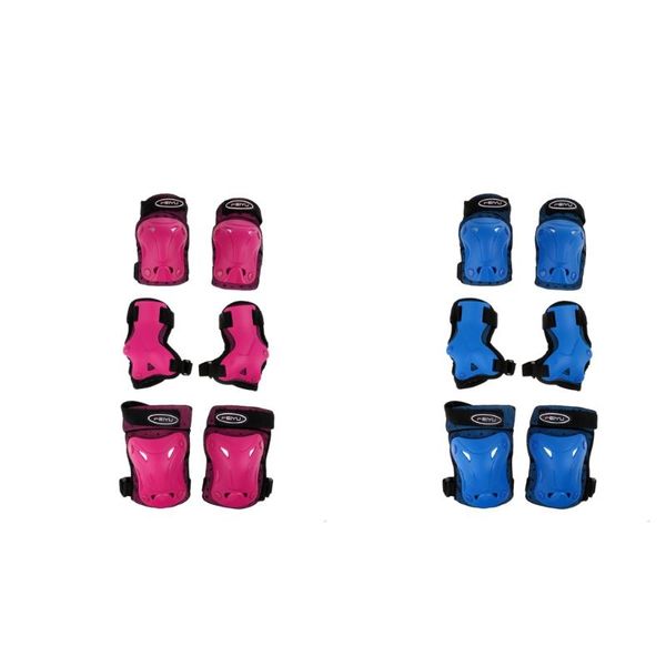 6pcs set kid roller skating skateboard,elbow knee pads wrist protective adjustable guard gear pad for outdoor sports, Black;gray
6pcs set kid roller skating skateboard,elbow knee pads wrist protective adjustable guard gear pad for outdoor sports, Black;gray