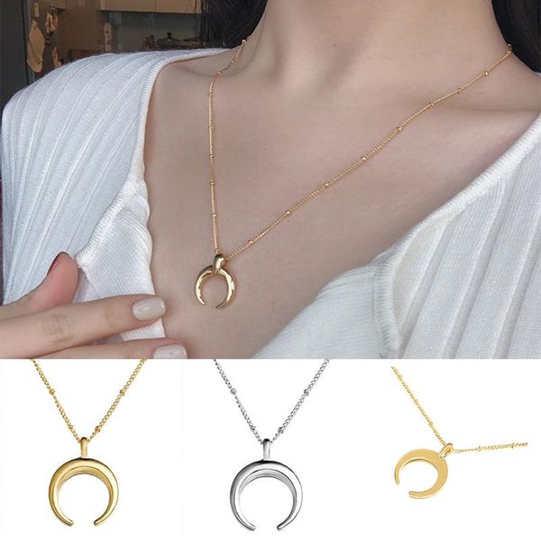 charms half gold moon necklace dainty crescents alloy dipped necklaces for women swd889, Bronze;silver
charms half gold moon necklace dainty crescents alloy dipped necklaces for women swd889, Bronze;silver