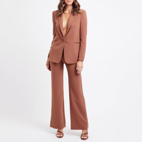women's two piece pants 2 pc suit office set casual khaki blazer jacket and wide leg single breasted style for daily life dressing, White
women's two piece pants 2 pc suit office set casual khaki blazer jacket and wide leg single breasted style for daily life dressing, White
