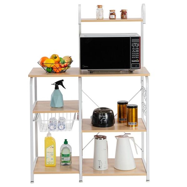 hooks & rails 35.5" kitchen baker's rack utility storage shelf landing multi-layer thickened microwave oven dish condiment
hooks & rails 35.5" kitchen baker's rack utility storage shelf landing multi-layer thickened microwave oven dish condiment