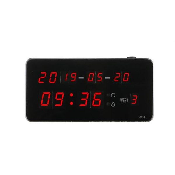 wall clocks 20*10*3cm electronic clock time temp date hourly chime function table power-off memory digital led
wall clocks 20*10*3cm electronic clock time temp date hourly chime function table power-off memory digital led