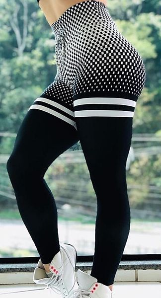 women's leggings workout high waist legging plaid women fitness pants push up leggins mujer activewear ropa, Black
women's leggings workout high waist legging plaid women fitness pants push up leggins mujer activewear ropa, Black