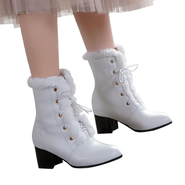 boots women winter shoes fashion cross-tied strap keep warm pure color ankle zapatos mujer booties, Black
boots women winter shoes fashion cross-tied strap keep warm pure color ankle zapatos mujer booties, Black