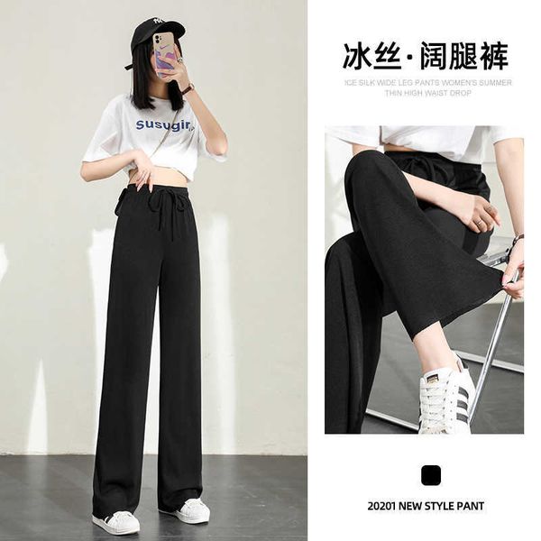 ice silk wide leg pants women's summer thin high waist drop 2021 small 150 chiffon casual floor, Black;white
ice silk wide leg pants women's summer thin high waist drop 2021 small 150 chiffon casual floor, Black;white