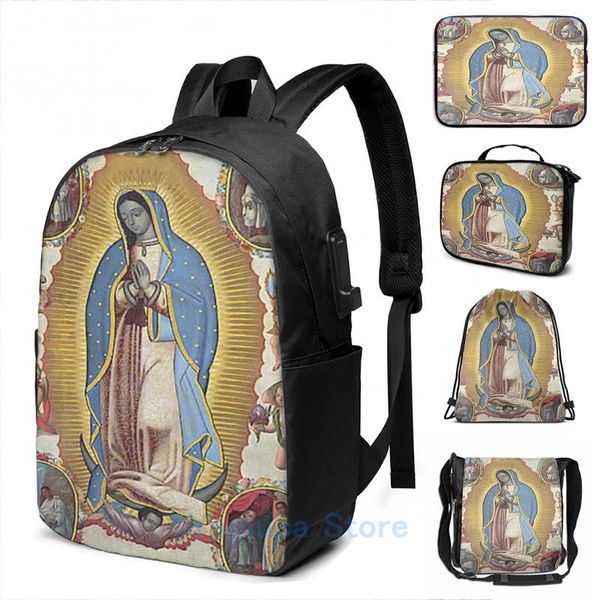 backpack funny graphic print our lady of guadalupe virgin mary mexico appraitions usb charge men school travel lapbag
backpack funny graphic print our lady of guadalupe virgin mary mexico appraitions usb charge men school travel lapbag