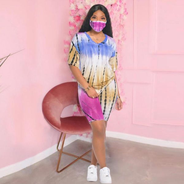 designer sportwsummer size two suits tie face dye set casual tracksuit with outfits mask women clothes short sleeve piece t-shirt women puam, Black
designer sportwsummer size two suits tie face dye set casual tracksuit with outfits mask women clothes short sleeve piece t-shirt women puam, Black
