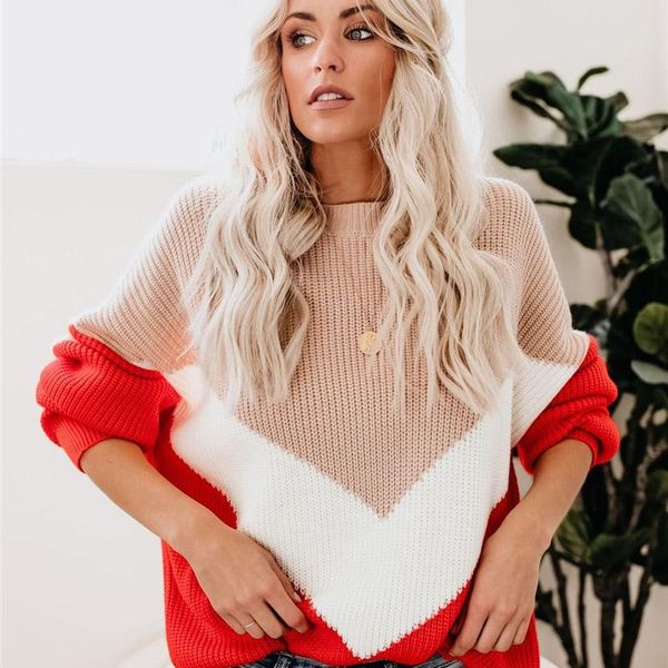 women's sweaters 2021 autumn and winter striped pullover ladies sweater knit o-neck shirt set head female gray red, White;black
women's sweaters 2021 autumn and winter striped pullover ladies sweater knit o-neck shirt set head female gray red, White;black