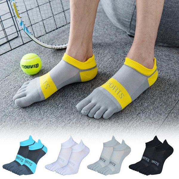 men's socks 1pair pure cotton five finger mens sports breathable comfortable shaping anti friction short tube with toes, Black
men's socks 1pair pure cotton five finger mens sports breathable comfortable shaping anti friction short tube with toes, Black
