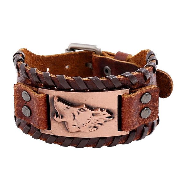 tennis jessingshow punk biker hip hop rock vikings wolf head wide cowhide black leather bracelet wristband, Golden;silver
tennis jessingshow punk biker hip hop rock vikings wolf head wide cowhide black leather bracelet wristband, Golden;silver