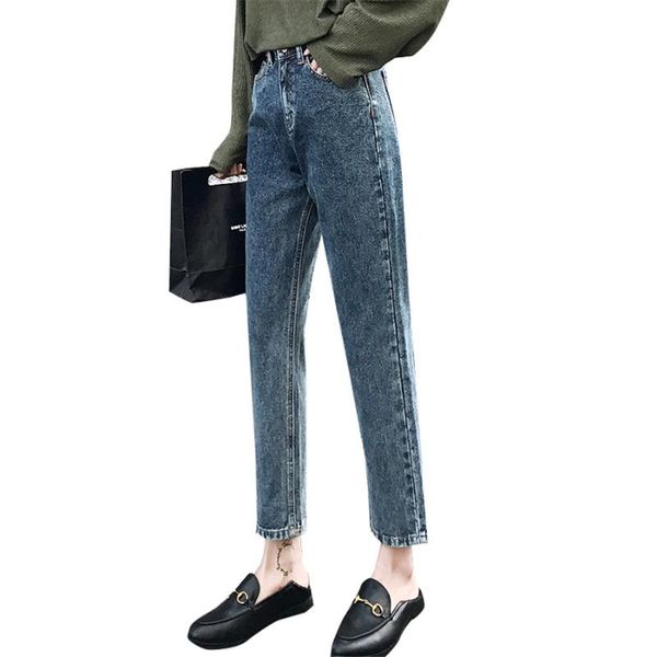 women's jeans winter ins fashion thick denim for women high waist chic harem pants ankle length femme trousers boyfriend, Blue
women's jeans winter ins fashion thick denim for women high waist chic harem pants ankle length femme trousers boyfriend, Blue