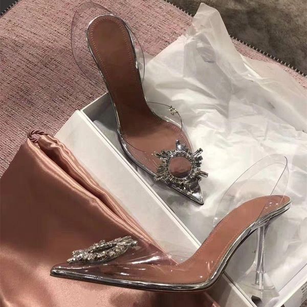 sandals women jelly slip on outdoor crystal pointed toed high heels transparent heel slippers weddping party shoes, Black
sandals women jelly slip on outdoor crystal pointed toed high heels transparent heel slippers weddping party shoes, Black