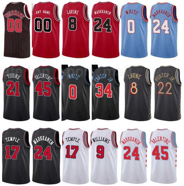 printed basketball thaddeus young jersey 21 denzel valentine 45 patrick williams 9 tomas satoransky 31 garrett temple, Black;red
printed basketball thaddeus young jersey 21 denzel valentine 45 patrick williams 9 tomas satoransky 31 garrett temple, Black;red