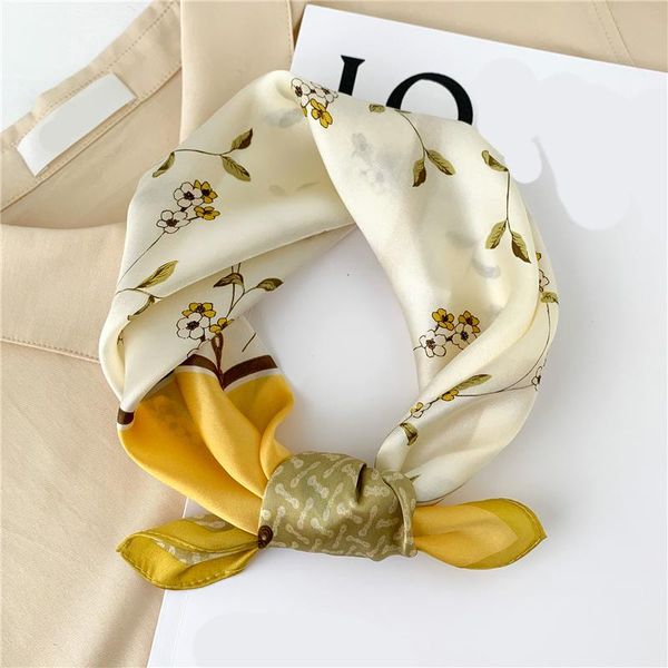 scarves 2021 spring pure silk scarf floral print women elegant small square neck hairband foulard smooth bandana, Blue;gray
scarves 2021 spring pure silk scarf floral print women elegant small square neck hairband foulard smooth bandana, Blue;gray