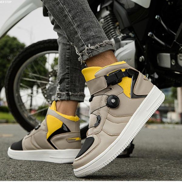 cycling footwear board shoes, motorcycle men's wear-resistant -absorbing breathable shoes, Black
cycling footwear board shoes, motorcycle men's wear-resistant -absorbing breathable shoes, Black