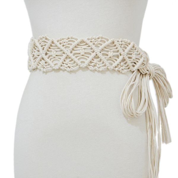 new ethnic style women's knitting decorative wide belt hand made wax rope knot waist seal versatile decorative waist rope, Black;brown
new ethnic style women's knitting decorative wide belt hand made wax rope knot waist seal versatile decorative waist rope, Black;brown