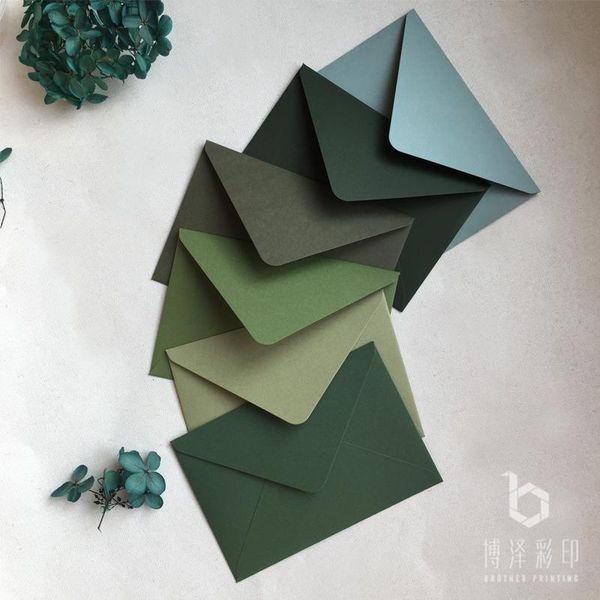 5pcs/lot green color series japanese rosa paper art paper envelopes 105mmx155mm fine texture, warm touch card envelopes
5pcs/lot green color series japanese rosa paper art paper envelopes 105mmx155mm fine texture, warm touch card envelopes