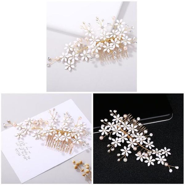 hair clips & barrettes bride headwear flower comb clip floral alloy jewelry accessories for wedding endq, Golden;silver
hair clips & barrettes bride headwear flower comb clip floral alloy jewelry accessories for wedding endq, Golden;silver
