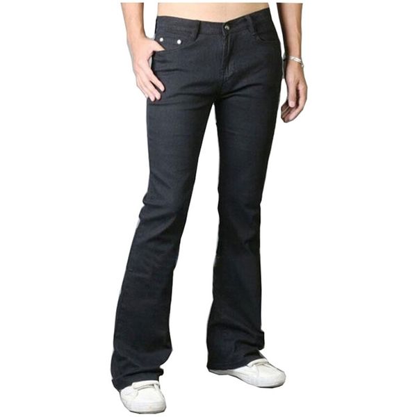 men's fashion retro long denim flared pants japanese and korean black loose large size denim 211108
men's fashion retro long denim flared pants japanese and korean black loose large size denim 211108