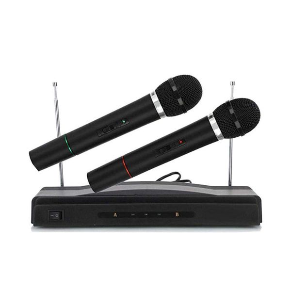 at-306 professional karaoke dual wireless handheld microphone system home ktv
at-306 professional karaoke dual wireless handheld microphone system home ktv