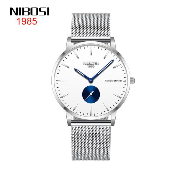 5 style nibosi cross border fashion men's watch waterproof luminous leisure men's watch ultra thin mesh with quartz watch 41mm whi, Slivery;brown
5 style nibosi cross border fashion men's watch waterproof luminous leisure men's watch ultra thin mesh with quartz watch 41mm whi, Slivery;brown