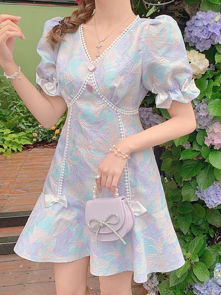 casual dresses jacquate palette dress women summer fashion embossed a-line puff sleeve v-neck elegant ruffles ladies, Black;gray
casual dresses jacquate palette dress women summer fashion embossed a-line puff sleeve v-neck elegant ruffles ladies, Black;gray