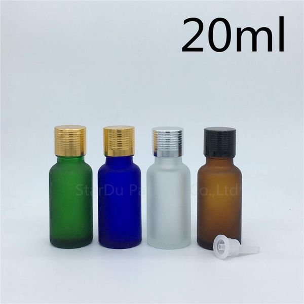 travel bottle 20ml green blue amber transparent frosted glass bottle, vials essential oil bottle with aluminum cap 10pcs/lot
travel bottle 20ml green blue amber transparent frosted glass bottle, vials essential oil bottle with aluminum cap 10pcs/lot