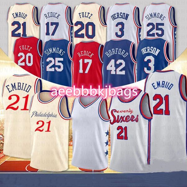 ncaa joel 21 embiid jersey university ben 25 simmons al 42 horford basketball jerseys mens new retro allen 3 iverson, Black;red
ncaa joel 21 embiid jersey university ben 25 simmons al 42 horford basketball jerseys mens new retro allen 3 iverson, Black;red