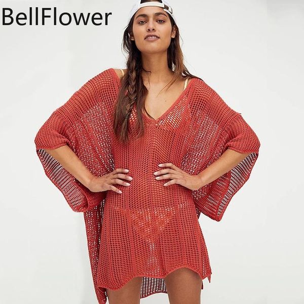 women's swimwear bikini cover ups for women knitting hollow out short sleeve see through loose pareo beach summer holiday dress, White;black
women's swimwear bikini cover ups for women knitting hollow out short sleeve see through loose pareo beach summer holiday dress, White;black