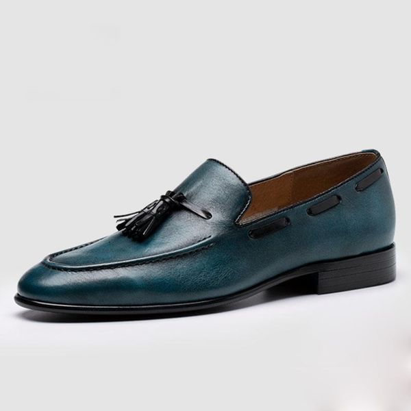 dress shoes men genuine tassel leather oxford retro working for male driving party oxfords, Black
dress shoes men genuine tassel leather oxford retro working for male driving party oxfords, Black