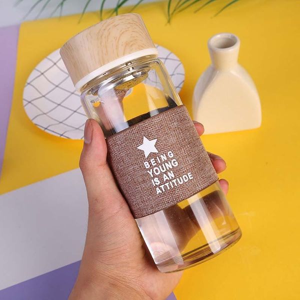 water bottles 400ml portable glass bottle with bamboo lid stainless steel infuser strainer coffee insulated travel car outdoor brief
water bottles 400ml portable glass bottle with bamboo lid stainless steel infuser strainer coffee insulated travel car outdoor brief