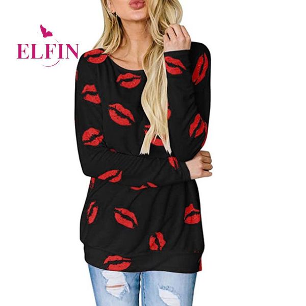 women's t-shirt printed lips casual loose o neck plus size long sleeve women clothing 2021 female streetwear bottoming tee sj6936r, White
women's t-shirt printed lips casual loose o neck plus size long sleeve women clothing 2021 female streetwear bottoming tee sj6936r, White