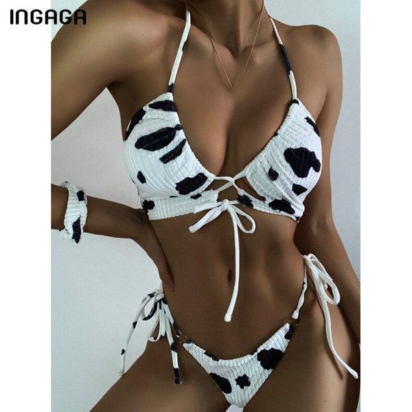 women's swimwear ingaga push up bikinis swimsuits ribbed halter biquini micro thong bow bathing suits animal bikini set, White;black
women's swimwear ingaga push up bikinis swimsuits ribbed halter biquini micro thong bow bathing suits animal bikini set, White;black