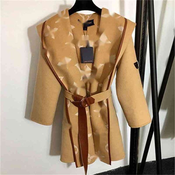 autumn and winter high-end woolen women poncho belt wool closed hooded windbreaker coat women's popular fashion brandbalencaiga dresses, Black
autumn and winter high-end woolen women poncho belt wool closed hooded windbreaker coat women's popular fashion brandbalencaiga dresses, Black