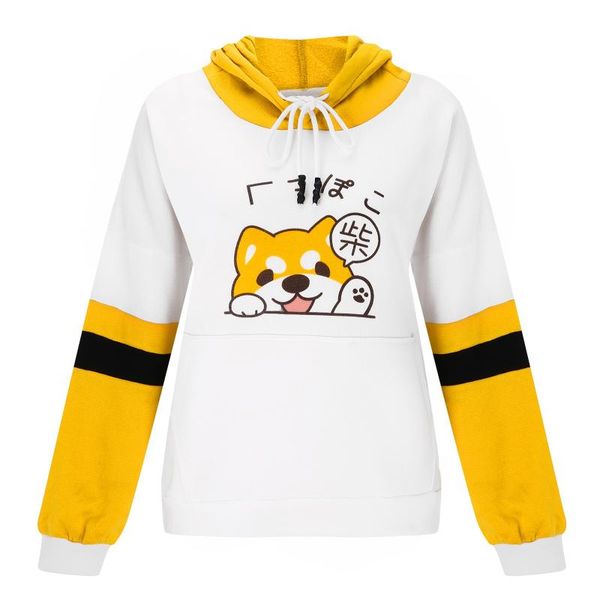 women's hoodies & sweatshirts japanese puppy color block hoodie long sleeve dog ear hat trendy comfortable sudaderas con capucha #8 in, Black
women's hoodies & sweatshirts japanese puppy color block hoodie long sleeve dog ear hat trendy comfortable sudaderas con capucha #8 in, Black