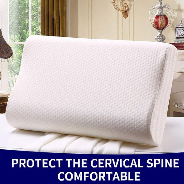 pillow memory foam bed orthopedic for neck pain sleeping 50*30*10cm pure white breathable health soft home traval
pillow memory foam bed orthopedic for neck pain sleeping 50*30*10cm pure white breathable health soft home traval