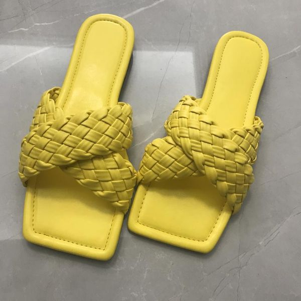 sandals leather knitted flat women cross band cutout gladiator sandalias summer beach shoes square open toe slides plus size 42, Black
sandals leather knitted flat women cross band cutout gladiator sandalias summer beach shoes square open toe slides plus size 42, Black