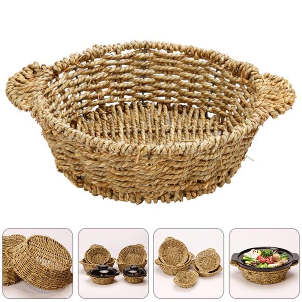storage baskets 1 pc double-ear bowl mat creative casserole cushion decorative basket
storage baskets 1 pc double-ear bowl mat creative casserole cushion decorative basket